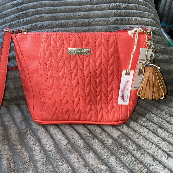 Jessica Simpson Handbags - NWT Jessica Simpson coral crossbody